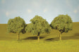SceneScapes(TM) Layout-Ready Trees -- Oak Trees 2-1/4 - 2-1/2" Tall pkg(4)