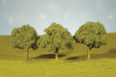 SceneScapes(TM) Layout-Ready Trees -- Oak Trees 2-1/4 - 2-1/2" Tall pkg(4)