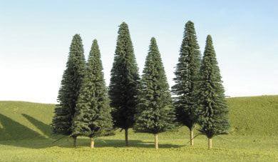SceneScapes(TM) Layout-Ready Trees -- Pine Trees 8-10" pkg(3)