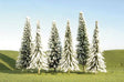 SceneScapes(TM) Layout-Ready Trees -- Pine Trees with Snow 8-10" pkg(3)