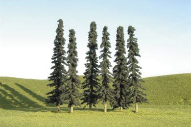 SceneScapes(TM) Layout-Ready Trees -- Conifer Trees 8-10" pkg(3)