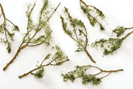 SceneScapes(R) Wire Foliage Branches pkg(100+) -- Green