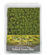 Tufted Grass Sheet/Mat - SceneScapes(R) -- Light Green 3/16"  .5cm Tall Fibers, 11-3/4 x 7-1/2"  29.8 x 19.1cm Sheet-2