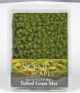 Tufted Grass Sheet/Mat - SceneScapes(R) -- Light Green 3/16"  .5cm Tall Fibers, 11-3/4 x 7-1/2"  29.8 x 19.1cm Sheet-3