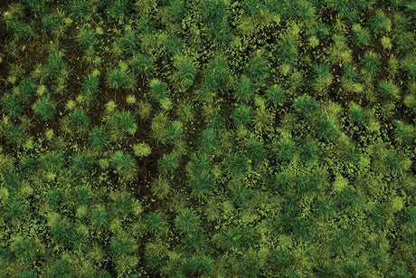 Tufted Grass Sheet/Mat - SceneScapes(R) -- Medium Green 3/16"  .5cm Tall Fibers, 11-3/4 x 7-1/2"  29.8 x 19.1cm Sheet