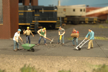 SceneScapes(TM) Figures -- Construction Workers pkg(6)-2