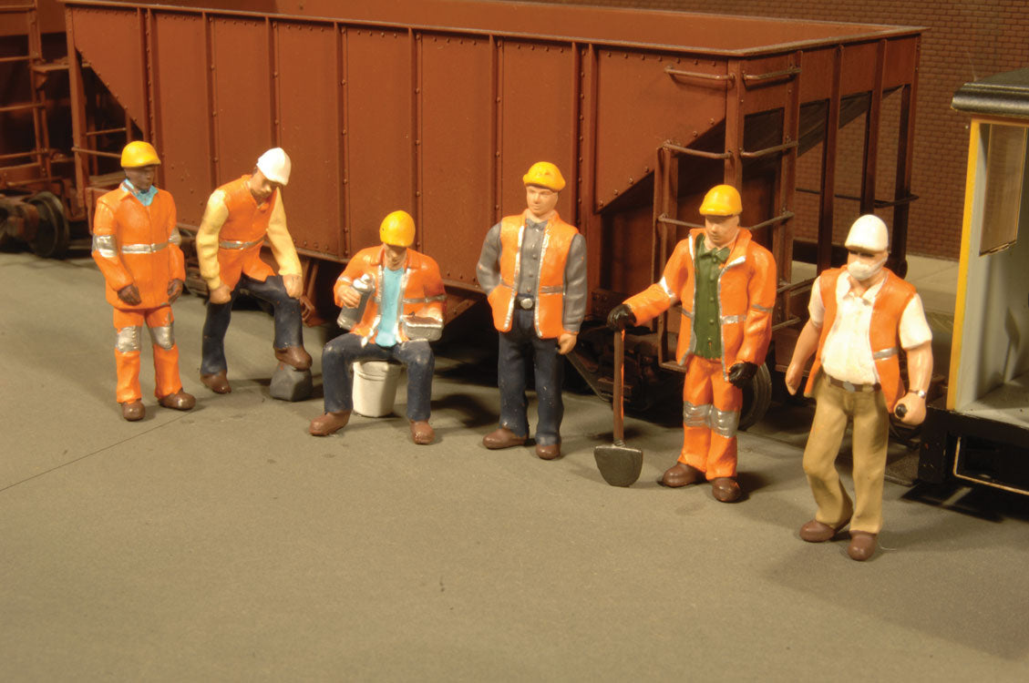 SceneScapes(TM) Figures -- Maintenance Workers pkg(6)-2