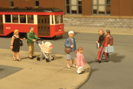 SceneScapes(TM) Figures -- Strolling People pkg(6)-2