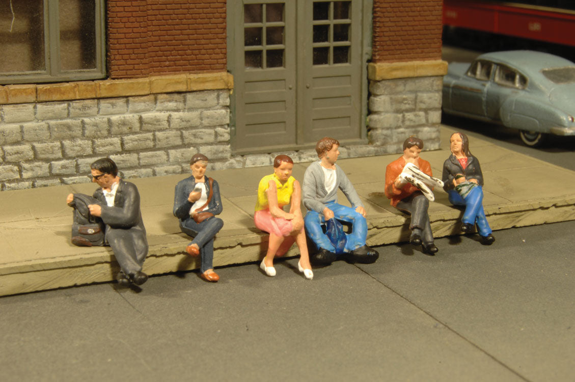 Seated Passengers - SceneScapes(TM) -- pkg(6)-2