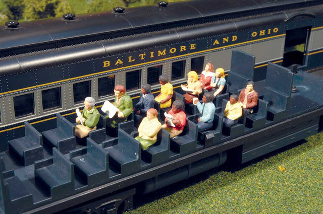 Waist-Up Seated Passengers - SceneScapes(TM) -- pkg(12)