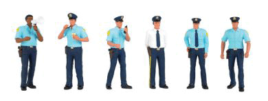Police Squad - SceneScapes(TM) -- pkg(6)