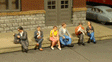 Platform Passengers - SceneScapes(TM) pkg(6) -- Seated