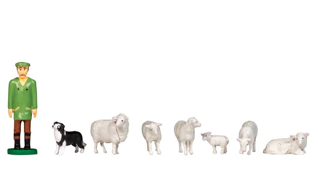 Farmer McColl, Sheepdog, Sheep