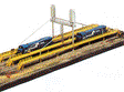 Falls Junction Wood Switch (Interlocking) Tower - Scene Scapes(R) -- 4-1/8 x 2-1/2 x 3-7/8"  10.5 x 6.4 x 9.8cm-1