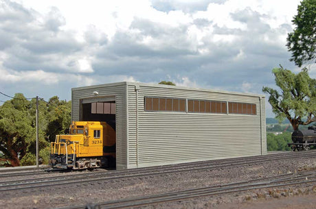 Single-Stall Engine House (Shed) - Scene Scapes(R) -- 11-3/8 x 4 x 3-9/16"  28.9 x 10.2 x 9.1cm