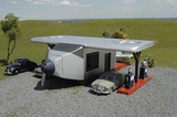 Airplane Gas Station -- Assembled - 6-1/8 x 6-3/4 x 2"  15.6 x 17.2 x 5.1cm-1