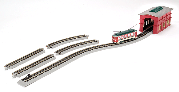 Electric Trolley Set -- Christmas