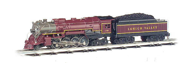 Berkshire 2-8-4 - 3-Rail w/Smoke, Whistle & Bell - Williams(TM) -- Lehigh Valley