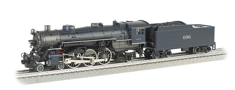 4-6-2 Pacific - Conventional 3-Rail w/True Blast Plus(R) Whistle & Bell -- Wabash #696