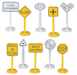 Signs -- Railroad & Street pkg(24)-1