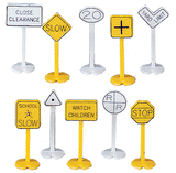 Signs -- Railroad & Street pkg(24)-1