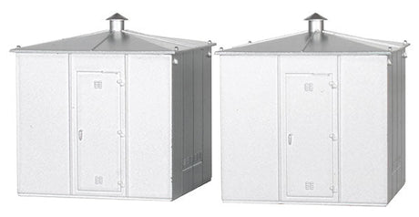 Trackside Equipment Buildings -- Kit - pkg(2)