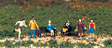 Figures -- People At Leisure pkg(6)