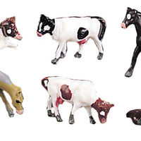 Animal Assortment pkg(12) -- Cows & Horses
