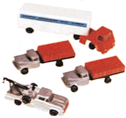Assorted Trucks -- Set #1 pkg(4)