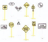 Railroad & Street Signs pkg(24)-1