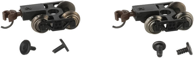 Friction-Bearing Freight Trucks with Wheels and E-Z Mate(R) Knuckle Couplers -- 1 Pair