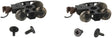 Roller-Bearing Freight Trucks with Wheels and E-Z Mate(R) Knuckle Couplers -- 1 Pair