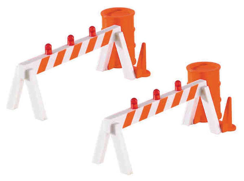Williams(TM) Operating Accessories -- Blinking Hazard Barricades pkg(2)