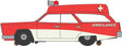 Station Wagon Ambulance - 3-Rail - Williams E-Z Street(R) -- Ambulance (red, white)