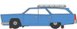 Station Wagon - 3-Rail - Williams E-Z Street(R) -- Blue