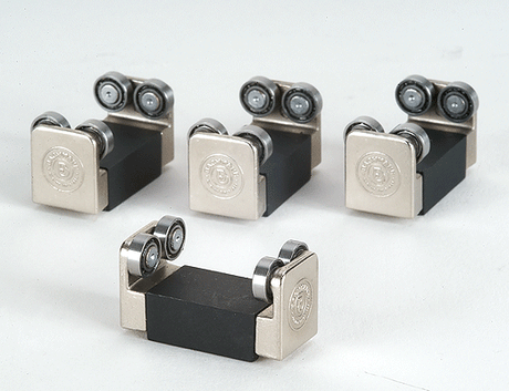 Display/Test Stand Rollers - E-Z Riders(TM) -- Rolling with Ball Bearings for Powered Axles pkg(4)-1