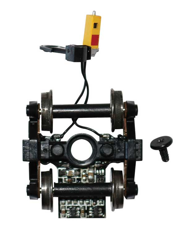 Truck-Mounted, Track-Powered Flashing LED End-of-Train Device -- Roller Bearing Truck