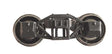Old-Time Arch-Bar Friction-Bearing Trucks with Metal Wheels -- 1 Pair