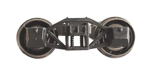 Old-Time Arch-Bar Friction-Bearing Trucks with Metal Wheels -- 1 Pair