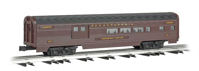 Williams(TM) by Bachmann, Aluminum Streamliner 2-Car Passenger Add-On (60') -- Pennsylvania (Tuscan), Includes: Combine & Diner