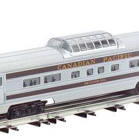 Williams(TM) by Bachmann, Golden Memories(R) Alum Streamliner 4-Car Passenge -- Canadian Pacific; Includes: 3 Vista-Domes & Observation (60')