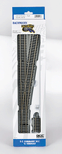 Decoder-Equipped Nickel-Silver Turnout - E-Z Track(R) -- #6 Right Hand