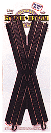 Crossing w/Steel Rail & Black Roadbed - E-Z Track(R) -- 30-Degree