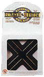 Crossing w/Steel Rail & Black Roadbed - E-Z Track(R) -- 90-Degree