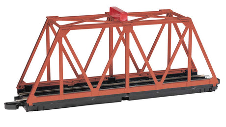 Truss Bridge with Blinking Light - E-Z Track(R) -- Oxide Red