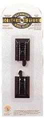 E-Z Track(R) w/Steel Rail & Black Roadbed -- Hayes Wheel Stops (Track Bumpers) pkg(2)-1