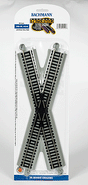 Crossing w/Nickel Silver Rail & Gray Roadbed - E-Z Track(R) -- 30 Degree
