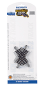 Crossing w/Nickel Silver Rail & Gray Roadbed - E-Z Track(R) -- 60-Degree