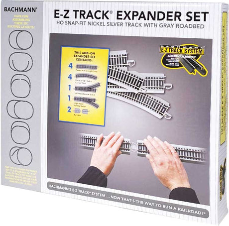 Expander Set - E-Z Track(R) -- Nickel-Silver Rail & Gray Roadbed-2
