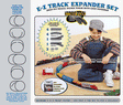 Expander Set - E-Z Track(R) -- Nickel-Silver Rail & Gray Roadbed-1